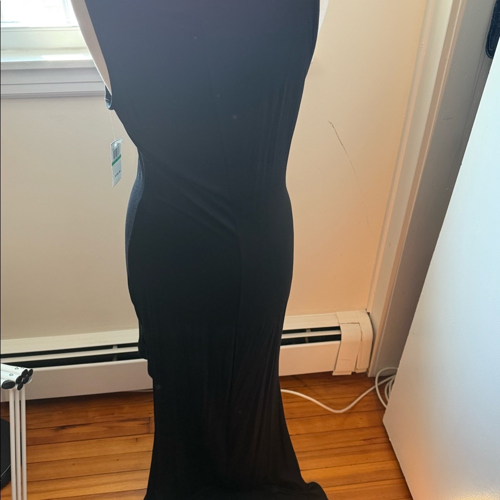 Benjamin Jay black high low dress L - Picture 5 of 6
